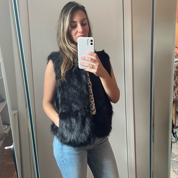 J. Crew fur vest - Picture 2 of 4